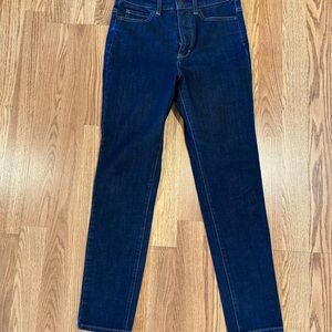 Uniqlo Women's Dark Blue Skinny Jeans